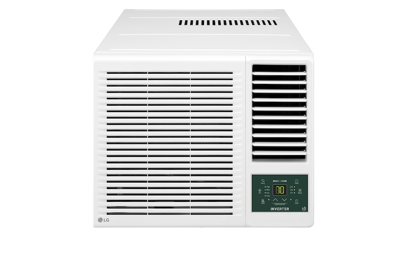 Front view of 3/4 HP R32 Refrigerant Window Type Air Conditioner with Inverter Compressor (with remote control) W3NQ07RSBD0