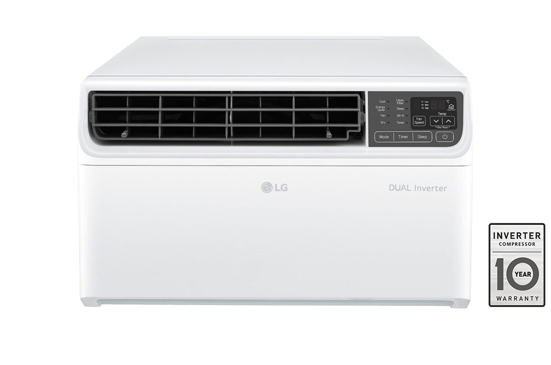 LG R32 Refrigerant Window Type Air Conditioner with Dual Inverter Compressor (3/4HP with remote control), W3NQ08UNNP1