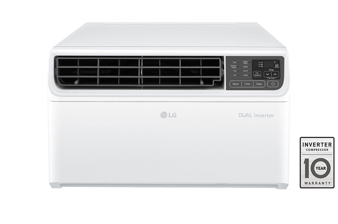 LG R32 Refrigerant Window Type Air Conditioner with Dual Inverter Compressor (1HP with remote control), W3NQ10UNNP1