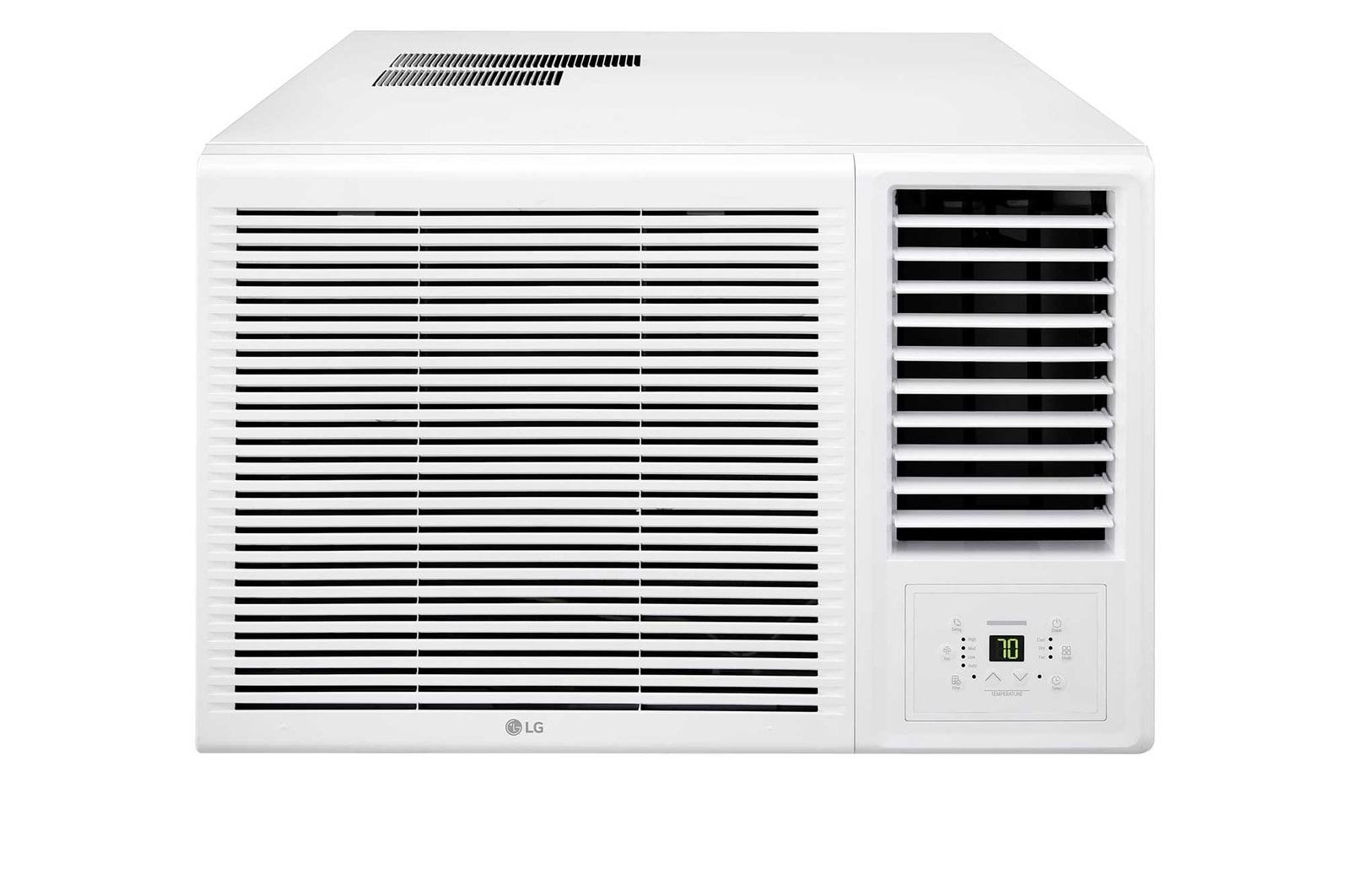 Front view of 2 HP R32 Refrigerant Window Type Air Conditioner with Inverter Compressor (with remote control) W3NQ18RSAD0