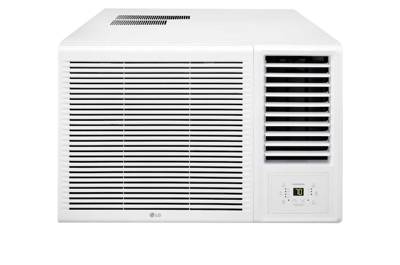 Front view of 2.5 HP R32 Refrigerant Window Type Air Conditioner with Inverter Compressor (with remote control) W3NQ24RSAD0