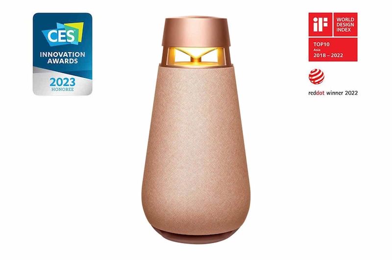 LG XBOOM 360 XO3 Portable Bluetooth Speakers (Coral Haze), XO3QPK