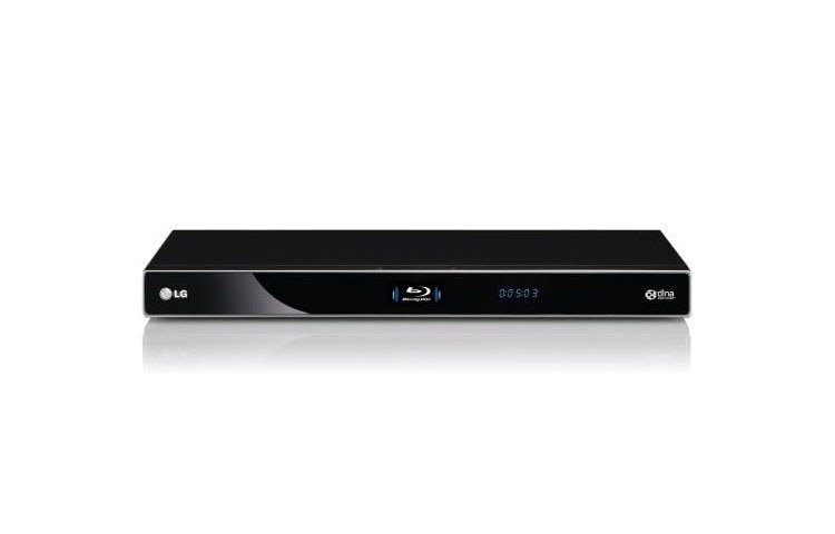 Front view of LG Blu-Ray high definition player with Wi-Fi BD570
