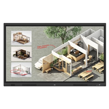 Front view with infill image of LG CreateBoard Standard
