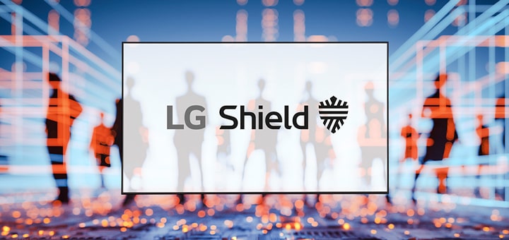 The UH5Q with LG Shield offers security features that protect its system and network.