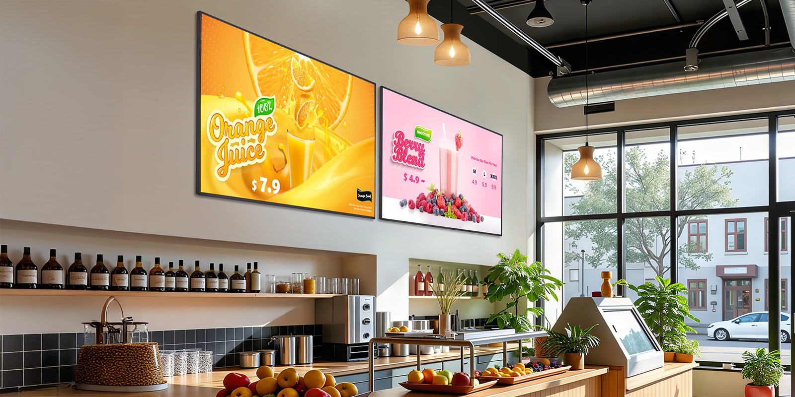 מסכי שילוט LG 24/7