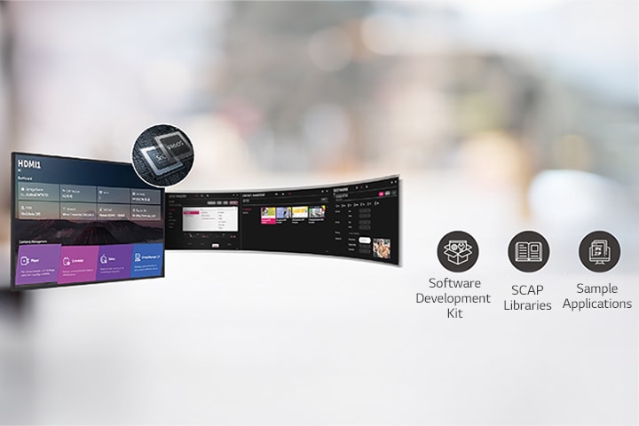 A number of tasks that can be done simultaneously are easily arranged through the webOS platform.