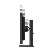 side view of 21HQ613D screen moving downwards for height adjustment