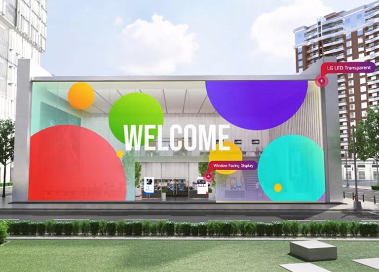 Explore more showroom at LG Digital Connect