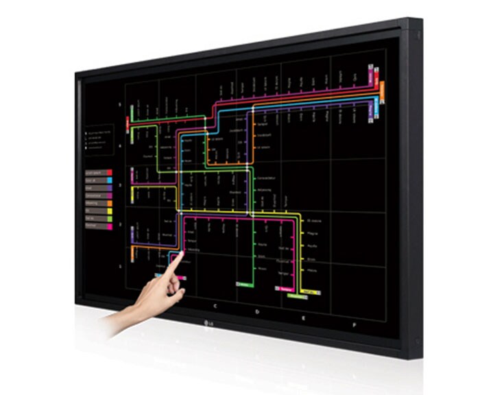Front view of GHOST-FREE 42”/47”/55” MULTI-TOUCH DISPLAY WT30 42WT30