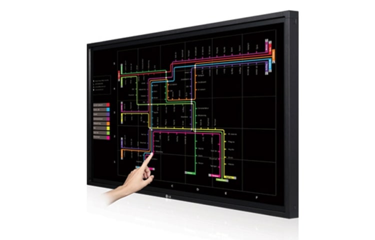 Front view of GHOST-FREE 42”/47”/55” MULTI-TOUCH DISPLAY WT30 42WT30