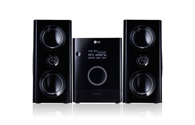 Front view of Stylish DVD Micro Audio with iPod Docking FB163