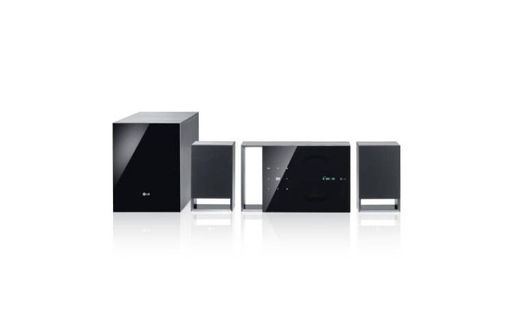 Front view of 3D Blu-ray Disc Playback 2.1 Stylish Floating Design Home Cinema System with LG Smart TV BH5320F