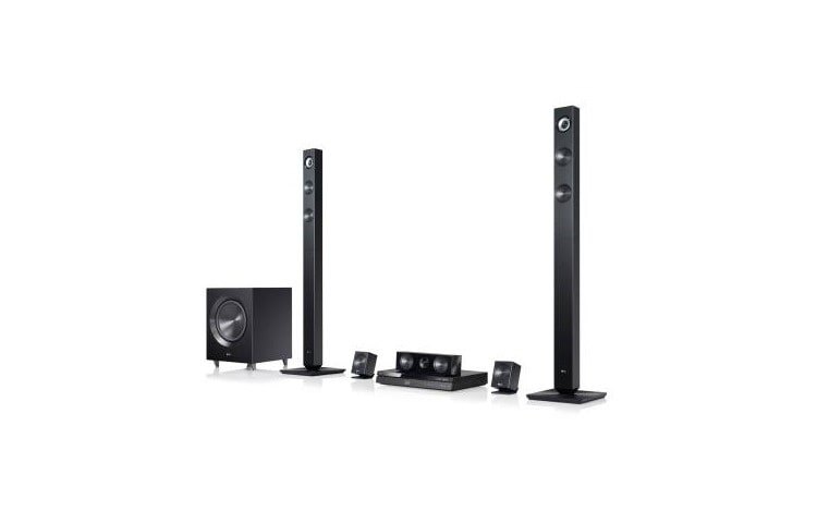 Front view of 3D BLU-RAY DISC™ HOME CINEMA SYSTEM WITH LG SMART TV (5.1 CHANNEL) BH7420P