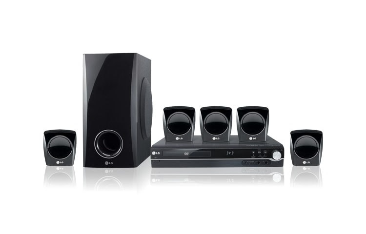 Front view of LG 5.1 DVD Home Cinema System HT303SU