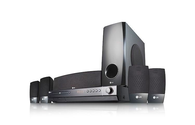 Front view of LG 5.1 DVD Home Cinema System HT503SH