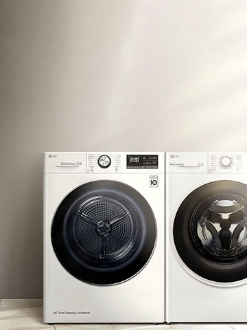 Esta es una imagen de una lavadora colocada en un cuarto de lavado.	