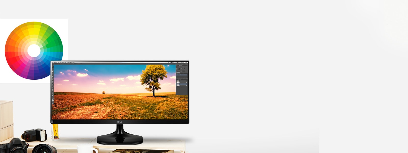 LG 25UM58 21:9ウルトラワイドモニター 画面が横に広がると、できることが広がる - 25UM58-P | LG JP