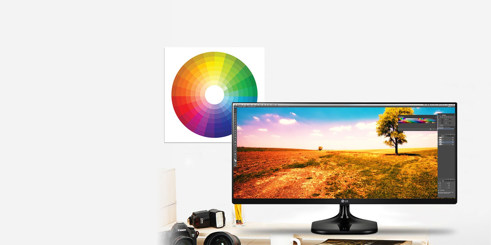LG ウルトラワイドモニター　29UM58-P LG 29'' Class 21:9 UltraWide® Full HD IPS LED Monitor (29