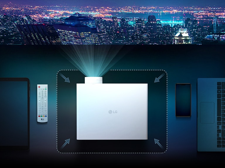 The Smallest 4K 5,000 ANSI Projector : Perfectly Compact Size