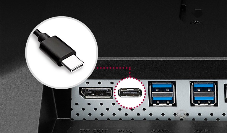 USB Type-C™ enabling high resolution image delivery and fast data transmission