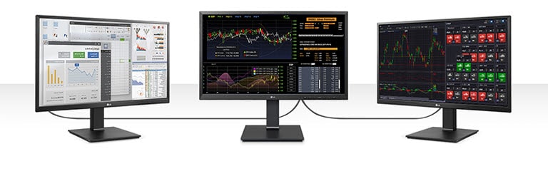 24CN650N enabling to connect up to two uhd 4k resolution displays