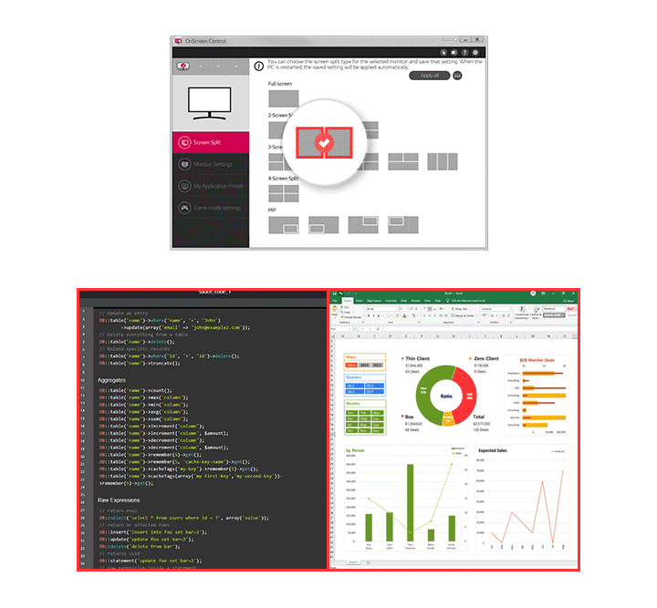 OnScreen Control offering Easier User Interface.
