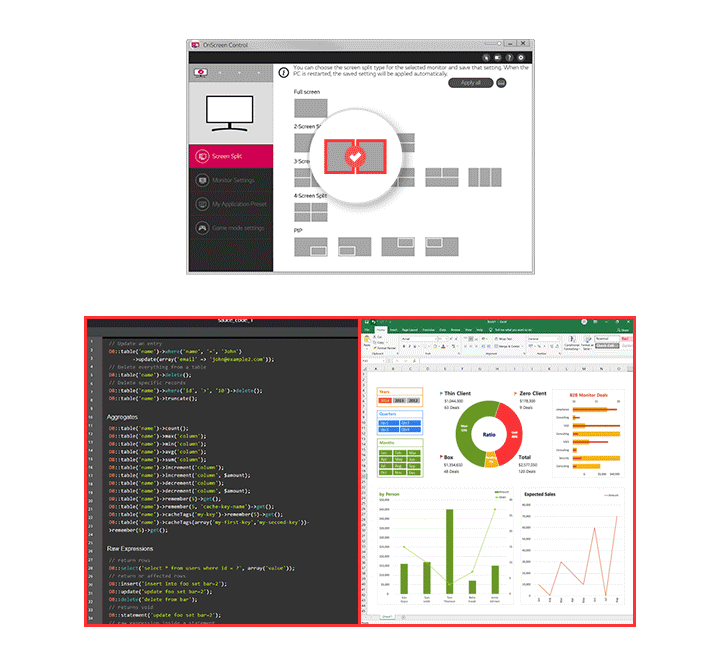 OnScreen Control offering Easier User Interface.