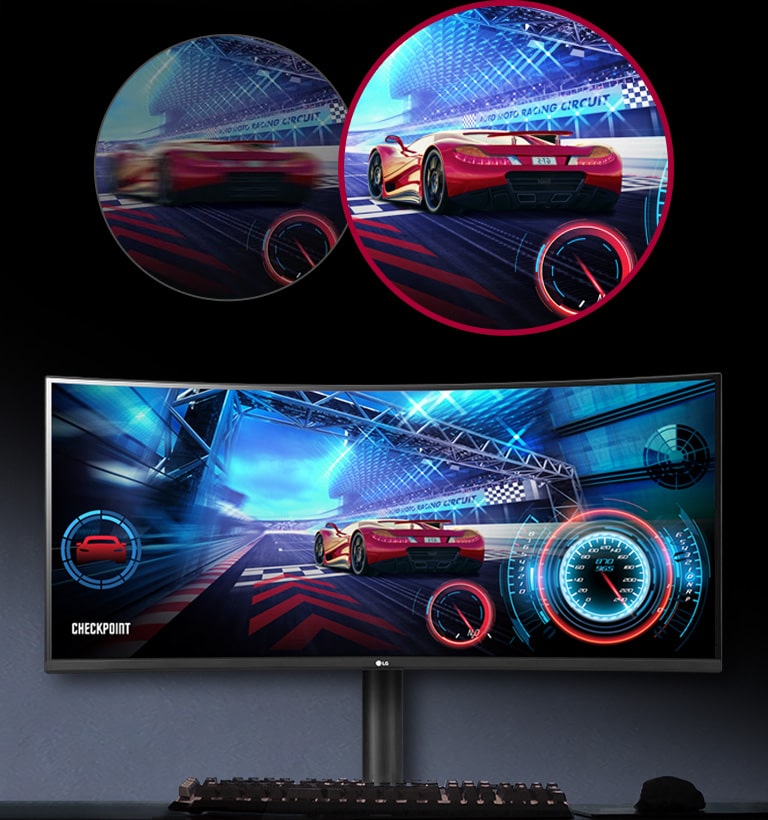 Smooth Motion for Gaming with 160Hz Refresh Rate in Comparison to 60Hz Refresh Rate.