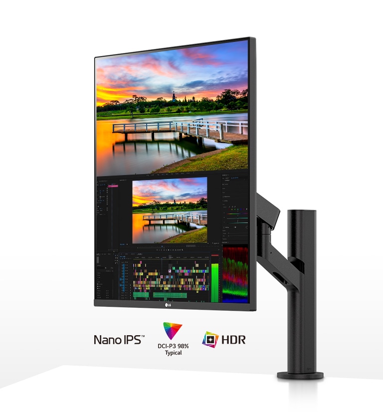 Nano IPS display supports a wide color spectrum, 98% of DCI-P3 color gamut, and offers vibrant color reproduction with the support of HDR10.