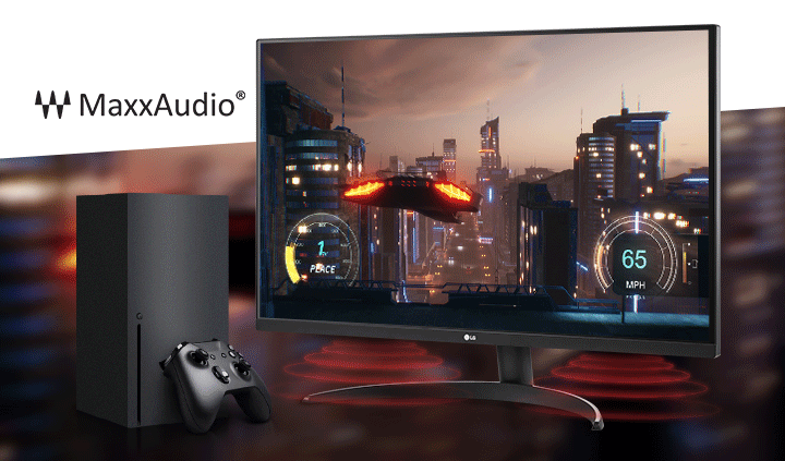 Immersive experience in 4K HDR console gaming.