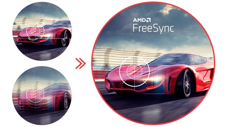 AMD FreeSync offering Fluid and Rapid Motion.
