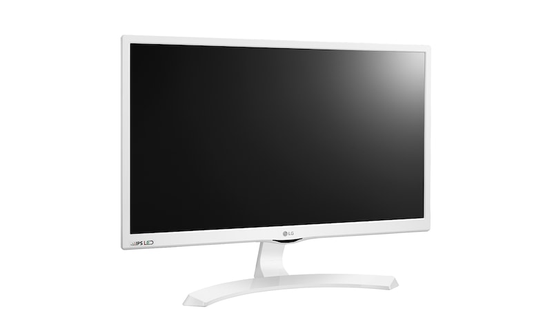 LG 24" (23.6" Diagonal) Full HD IPS TV Monitor, 24MT58DF-WH