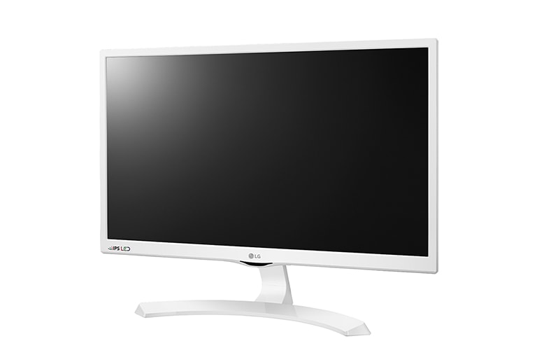 LG 24" (23.6" Diagonal) Full HD IPS TV Monitor, 24MT58DF-WH