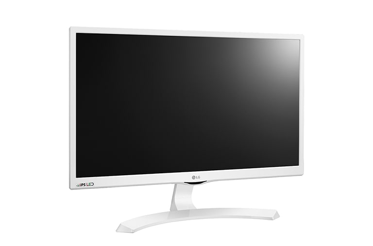 LG 24" (23.6" Diagonal) Full HD IPS TV Monitor, 24MT58DF-WH