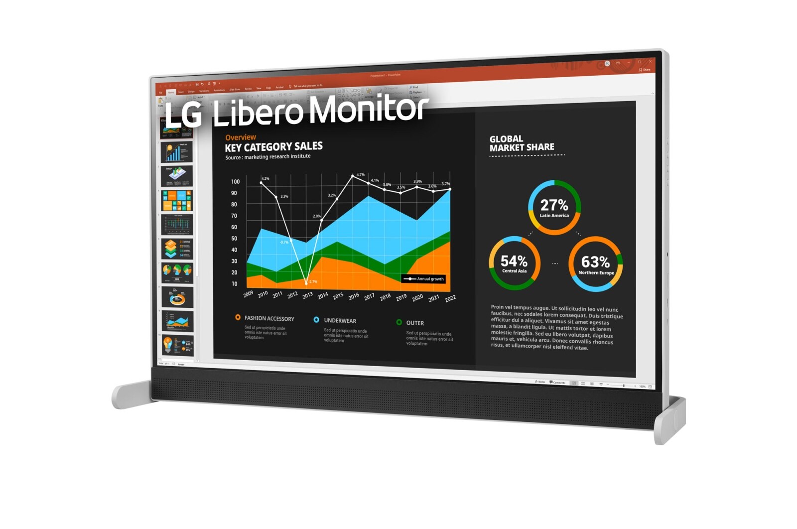 LG 27-inch QHD Libero Monitor with Detachable Full HD Webcam, 27BQ70QC-S