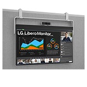 LG 27-inch QHD Libero Monitor with Detachable Full HD Webcam, 27BQ70QC-S