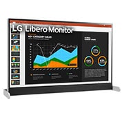 LG 27-inch QHD Libero Monitor with Detachable Full HD Webcam, 27BQ70QC-S