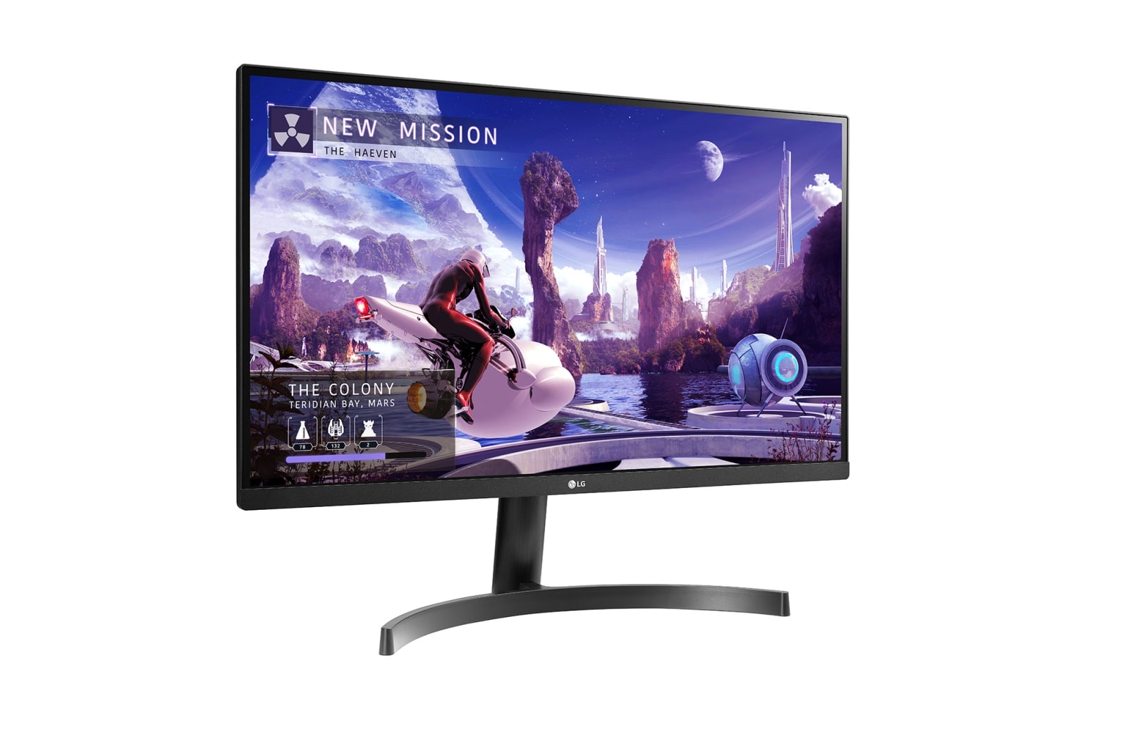 LG 27" QHD IPS Monitor with AMD FreeSync™, 27QN600-B