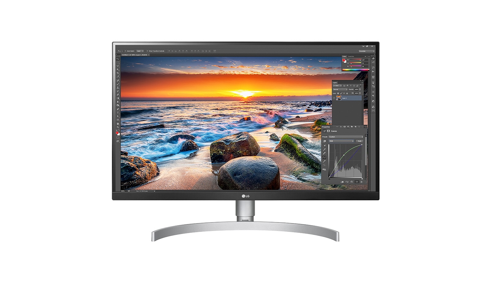 Front view of 27&#39;&#39; UltraFine™ 4K UHD Monitor 27UK850