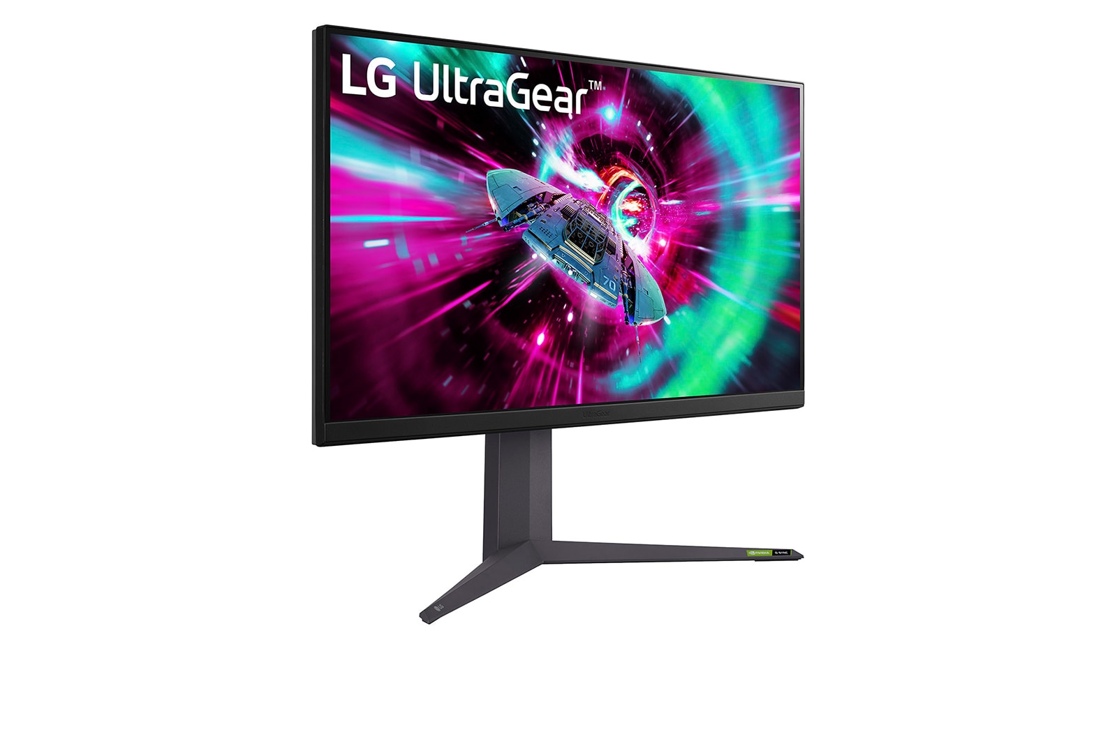 LG 32” LG UltraGear™ UHD Gaming Monitor with 144Hz Refresh Rate, 32GR93U-B
