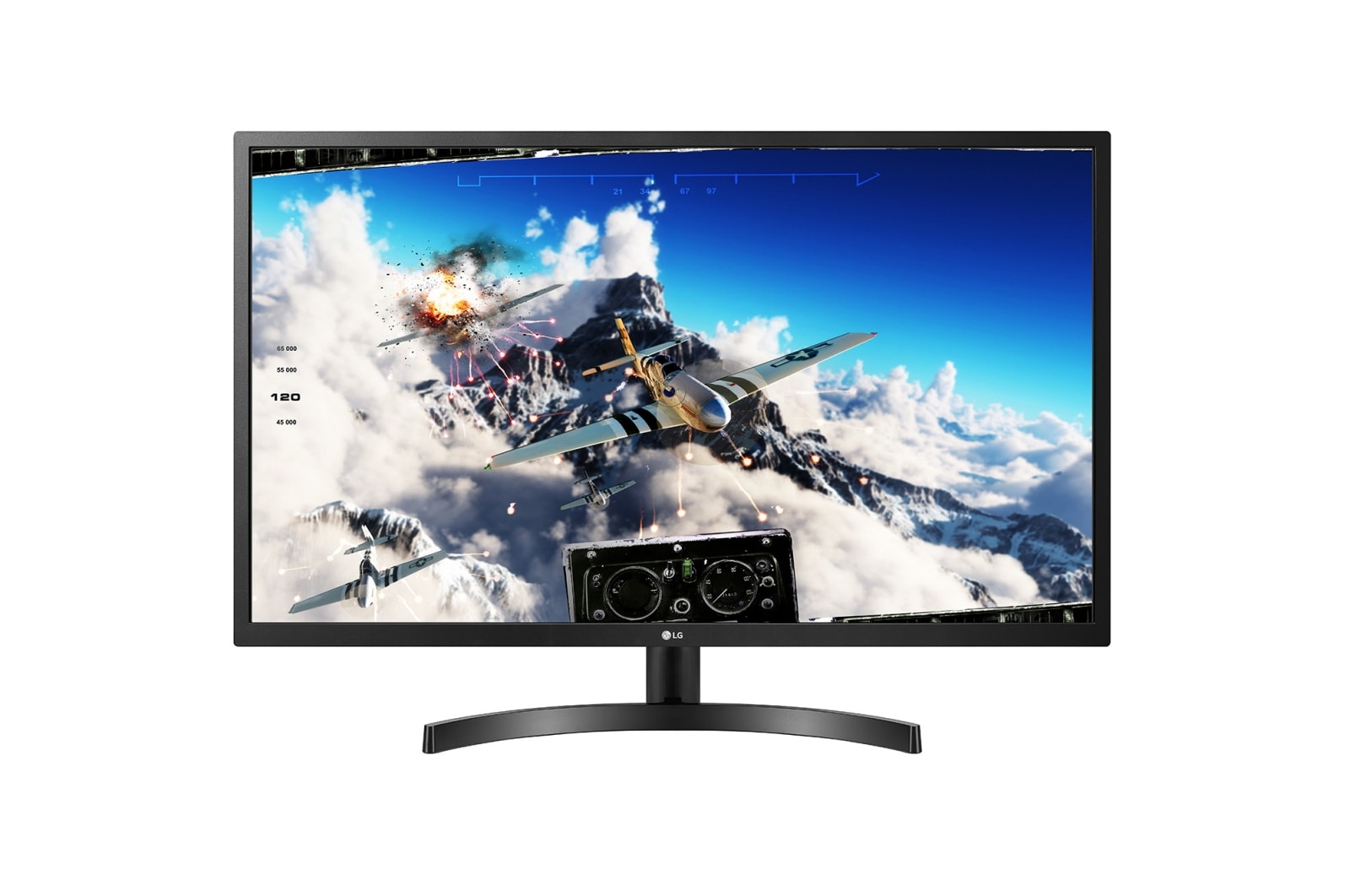 Front view of 32&#34; Class HDR 10 Full HD Monitor 32ML600M-B