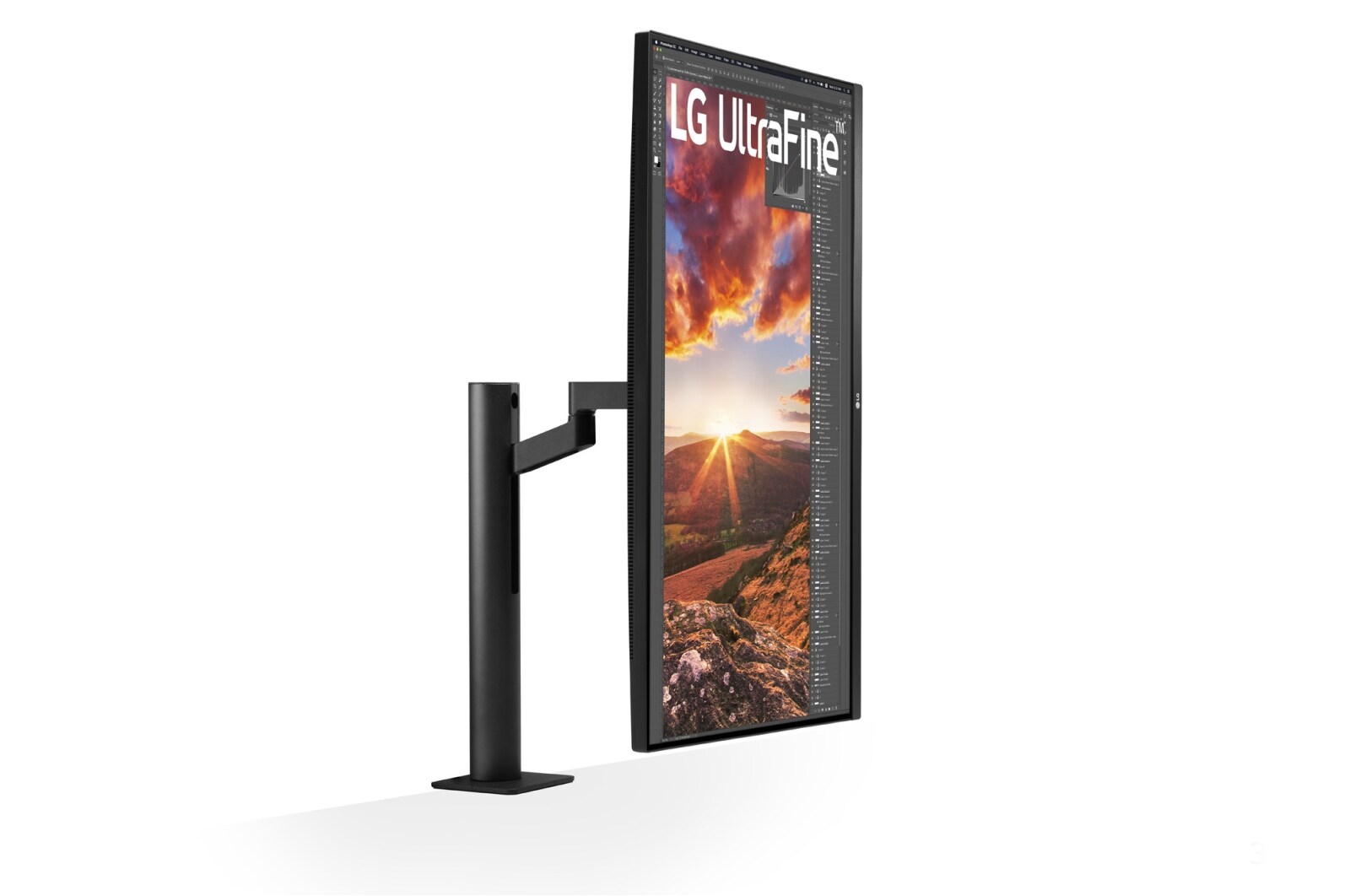 LG 31.5" UHD 4K Ergo IPS Monitor with USB Type-C™, 32UN880-B