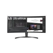 Front view of 34&#34; 21:9 UltraWide™ QHD HDR IPS Curved Monitor 34WN80C-B