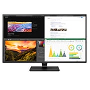 Front view of 42.5&#34; UltraFine™ 4K UHD Monitor 43UN700-B