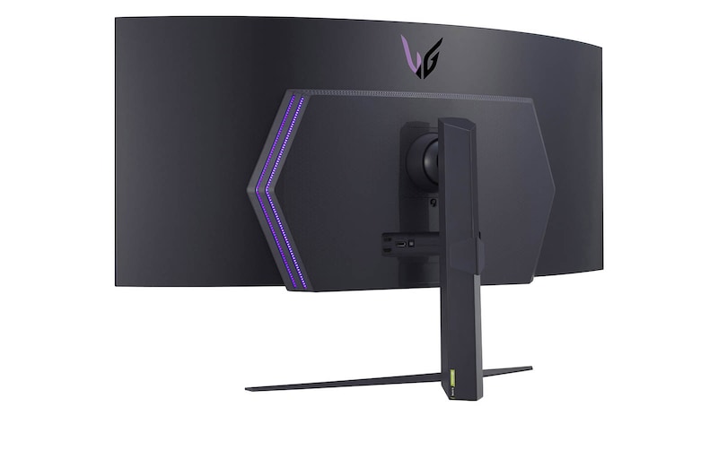 LG 45” UltraGear™ 21:9 WQHD Curved OLED Gaming Monitor with 240Hz Refresh Rate, 45GR95QE-B