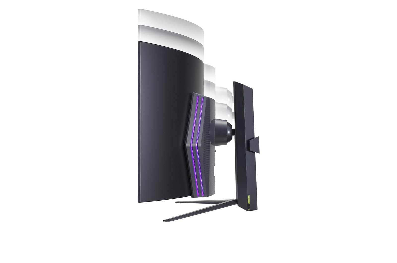 LG 45” UltraGear™ 21:9 WQHD Curved OLED Gaming Monitor with 240Hz Refresh Rate, 45GR95QE-B