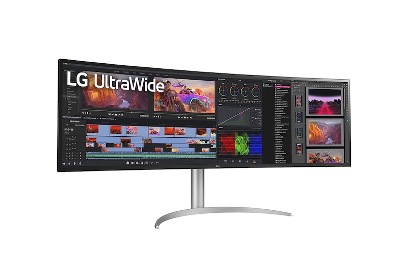 LG 49" 32:9 UltraWide™ Dual QHD Nano IPS™ Curved Monitor, 49WQ95C-W