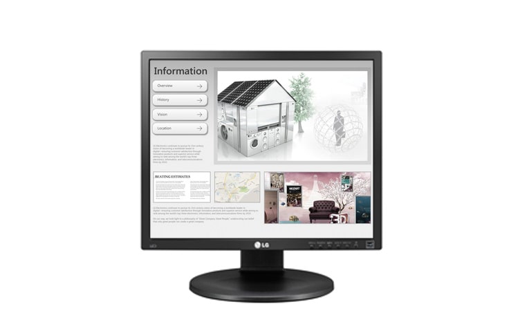 Front view of LG Monitor 19MB35PM\t 19MB35PM