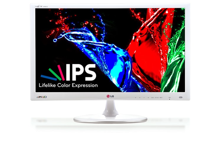 Front view of LG IPS Personal TV  24MA53D
